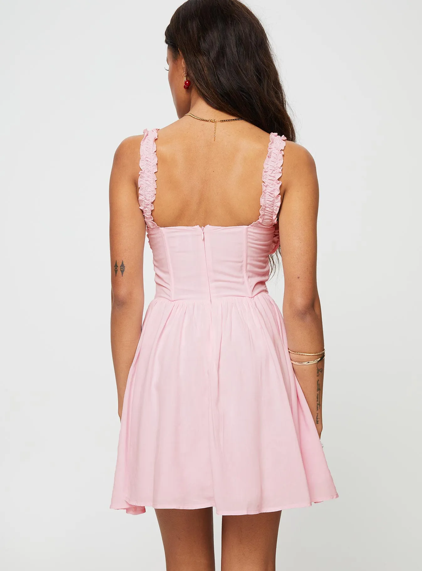 Keltie Mini Dress Pink sold by Princess Polly product image thumbnail 5