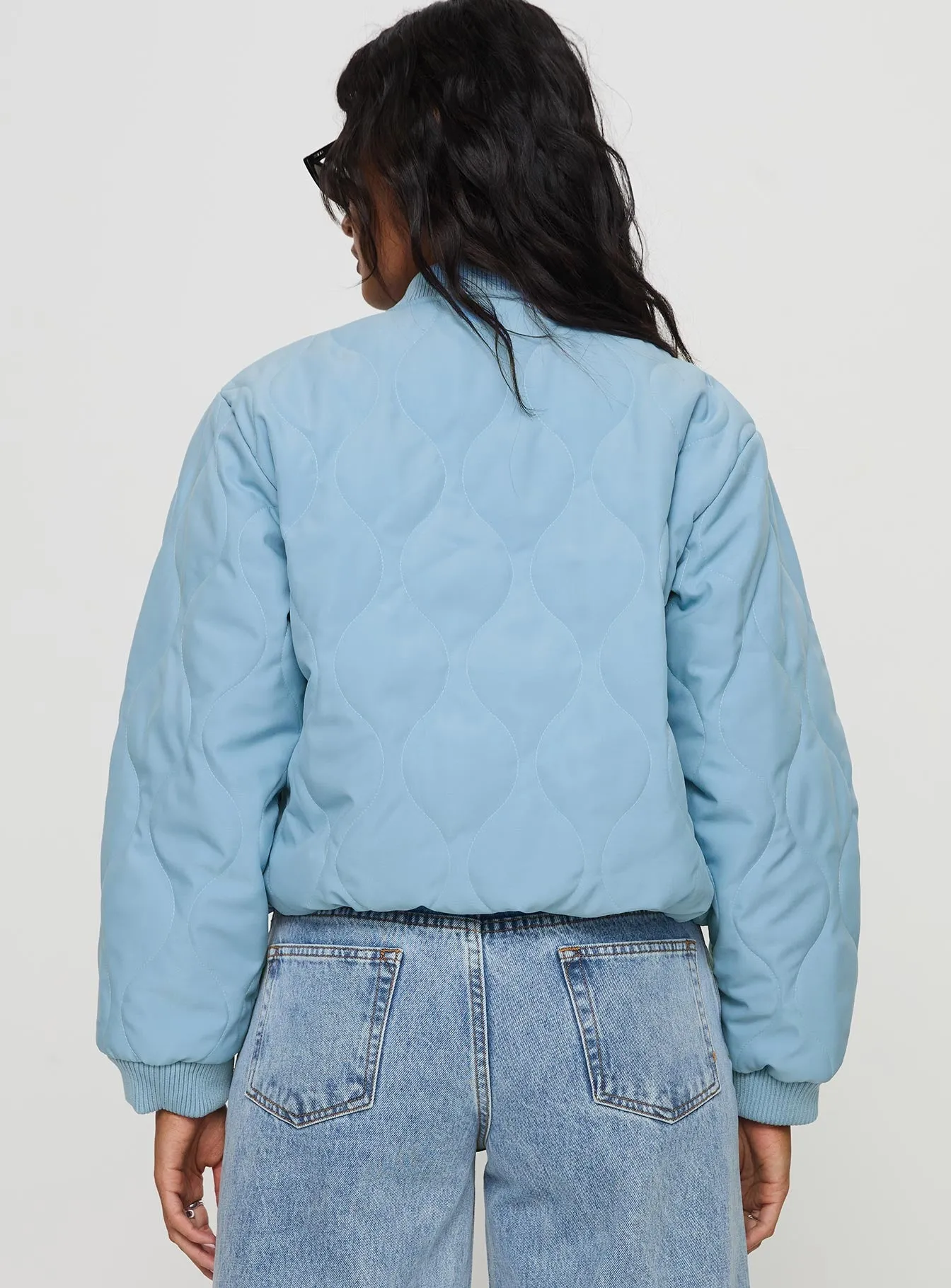 Qwynne Quilted Jacket Blue sold by Princess Polly product image thumbnail 4