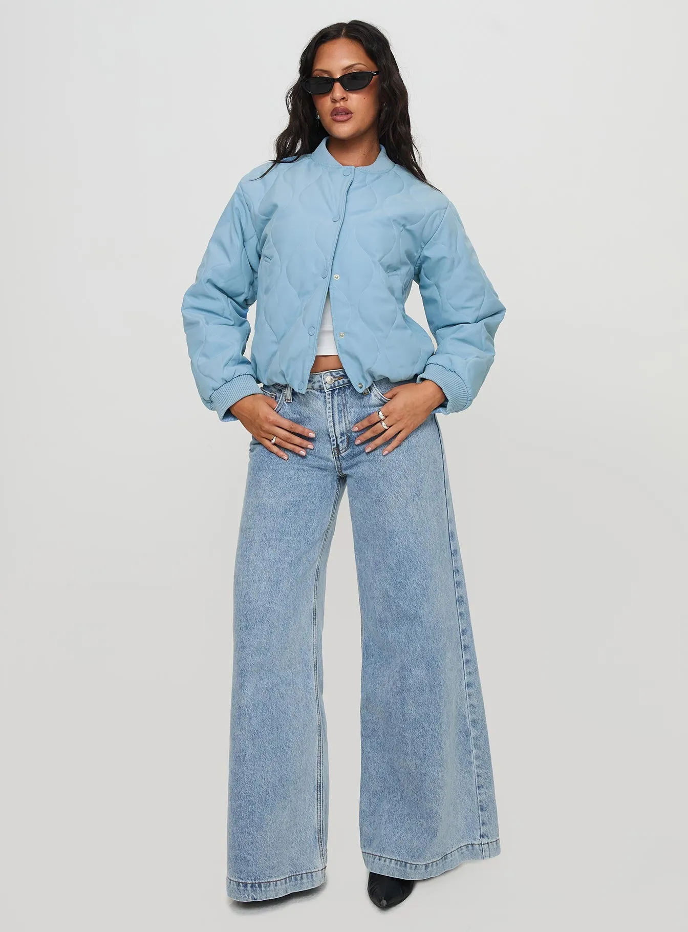 Qwynne Quilted Jacket Blue sold by Princess Polly product image thumbnail 2