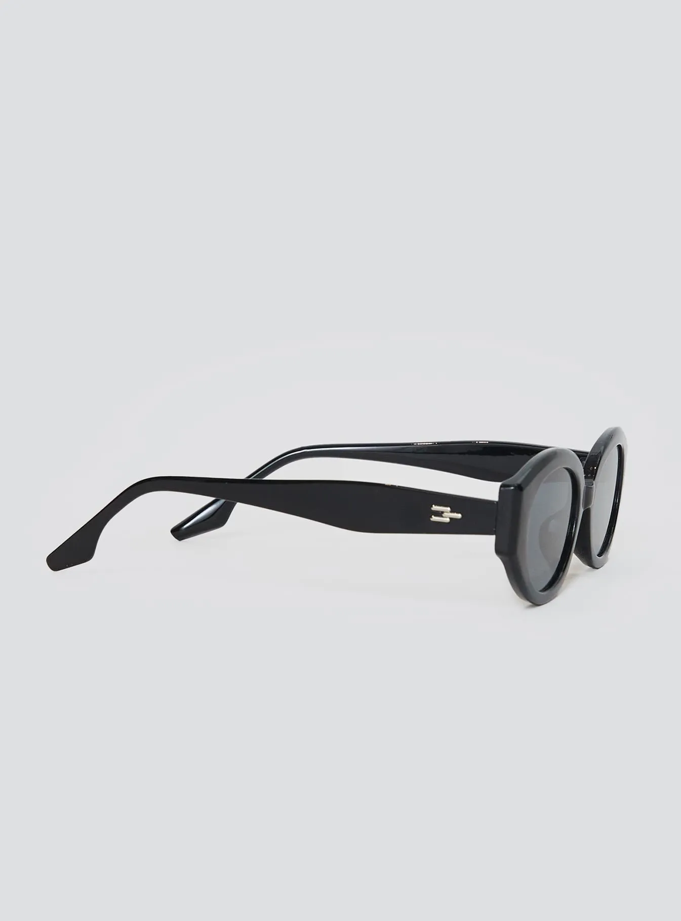 Slide Away Sunglasses Black sold by Princess Polly product image thumbnail 3