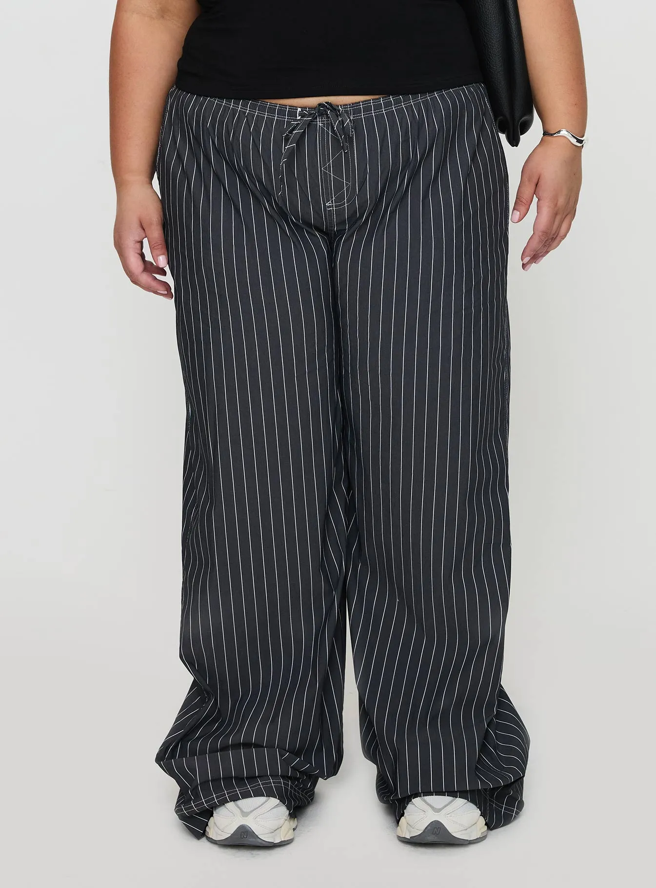 Terrance Baggy Pant Grey Stripe sold by Princess Polly product image thumbnail 2