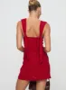 Steward Mini Dress Red Tall sold by Princess Polly