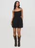 Jacksonne Mini Dress Black Petite sold by Princess Polly