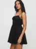 Jacksonne Mini Dress Black Petite sold by Princess Polly