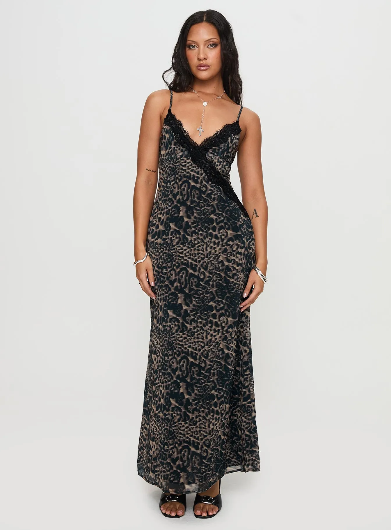 Rosalba Maxi Dress Leopard sold by Princess Polly product image thumbnail 2