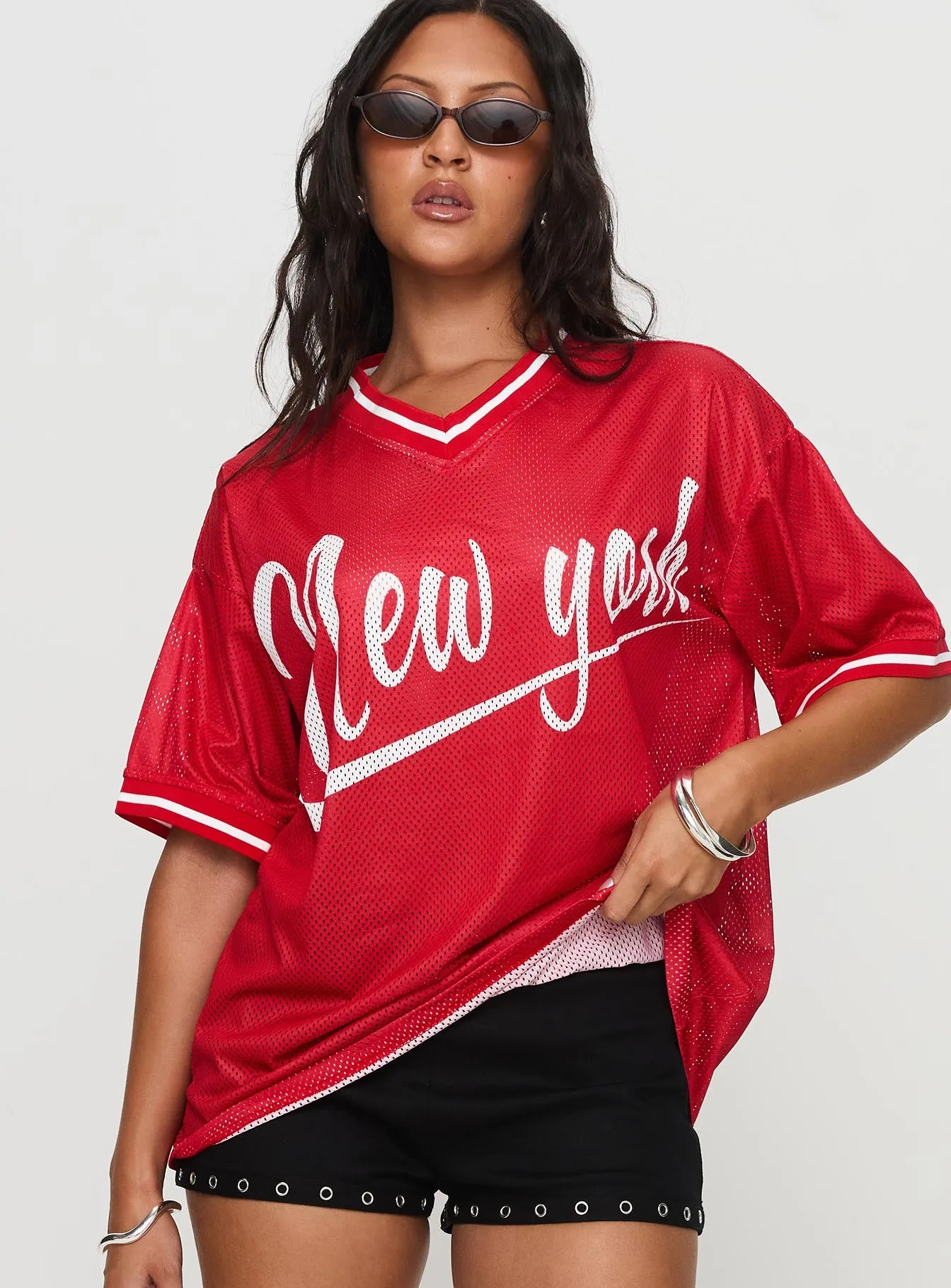 Fenway Spirit Top Red sold by Princess Polly product image thumbnail 2