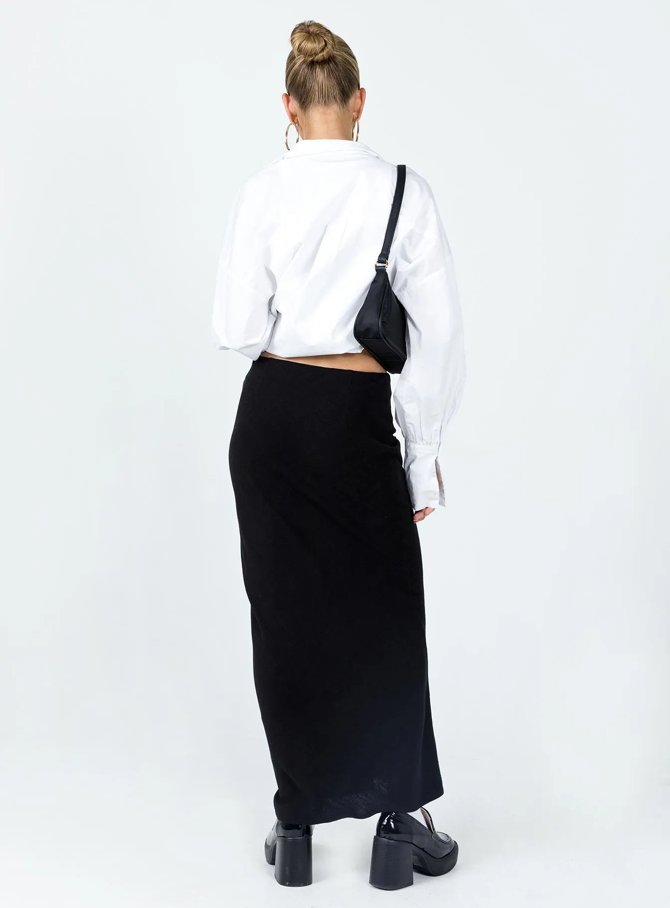 Jodie Maxi Skirt Black Petite sold by Princess Polly product image thumbnail 5
