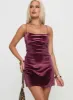Celena Velvet Mini Dress Purple sold by Princess Polly