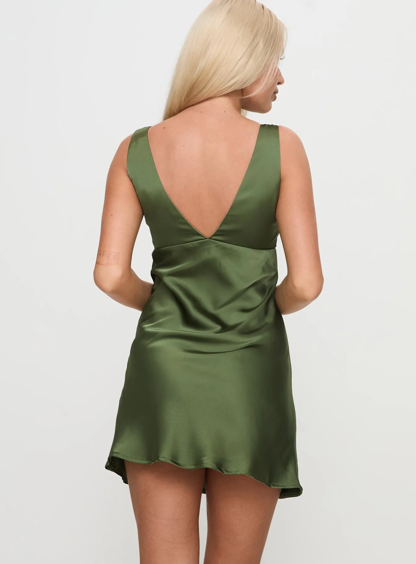Kosettina Mini Dress Green sold by Princess Polly product image thumbnail 4