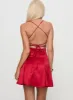 Double Take Mini Dress Red sold by Princess Polly