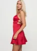 Double Take Mini Dress Red sold by Princess Polly