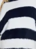 Nerina Knit Sweater Blue / White Stripe sold by Princess Polly