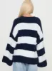 Nerina Knit Sweater Blue / White Stripe sold by Princess Polly