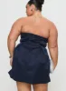 Spader Corset Mini Dress Navy Curve sold by Princess Polly