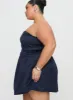 Spader Corset Mini Dress Navy Curve sold by Princess Polly