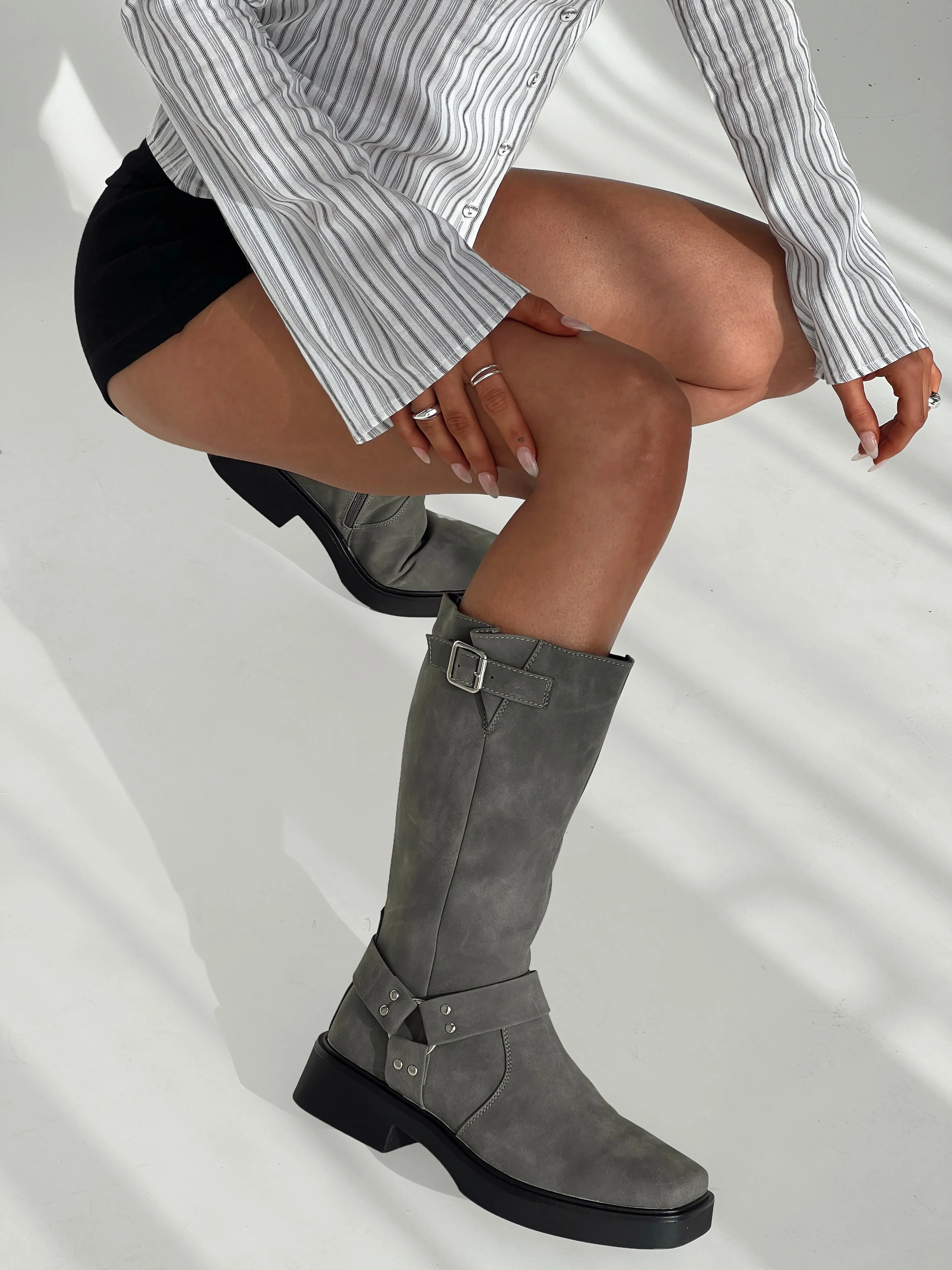 Therapy Edge Boots Concrete Nubuck sold by Princess Polly