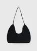 Reeves Bag Black Faux Suede sold by Princess Polly