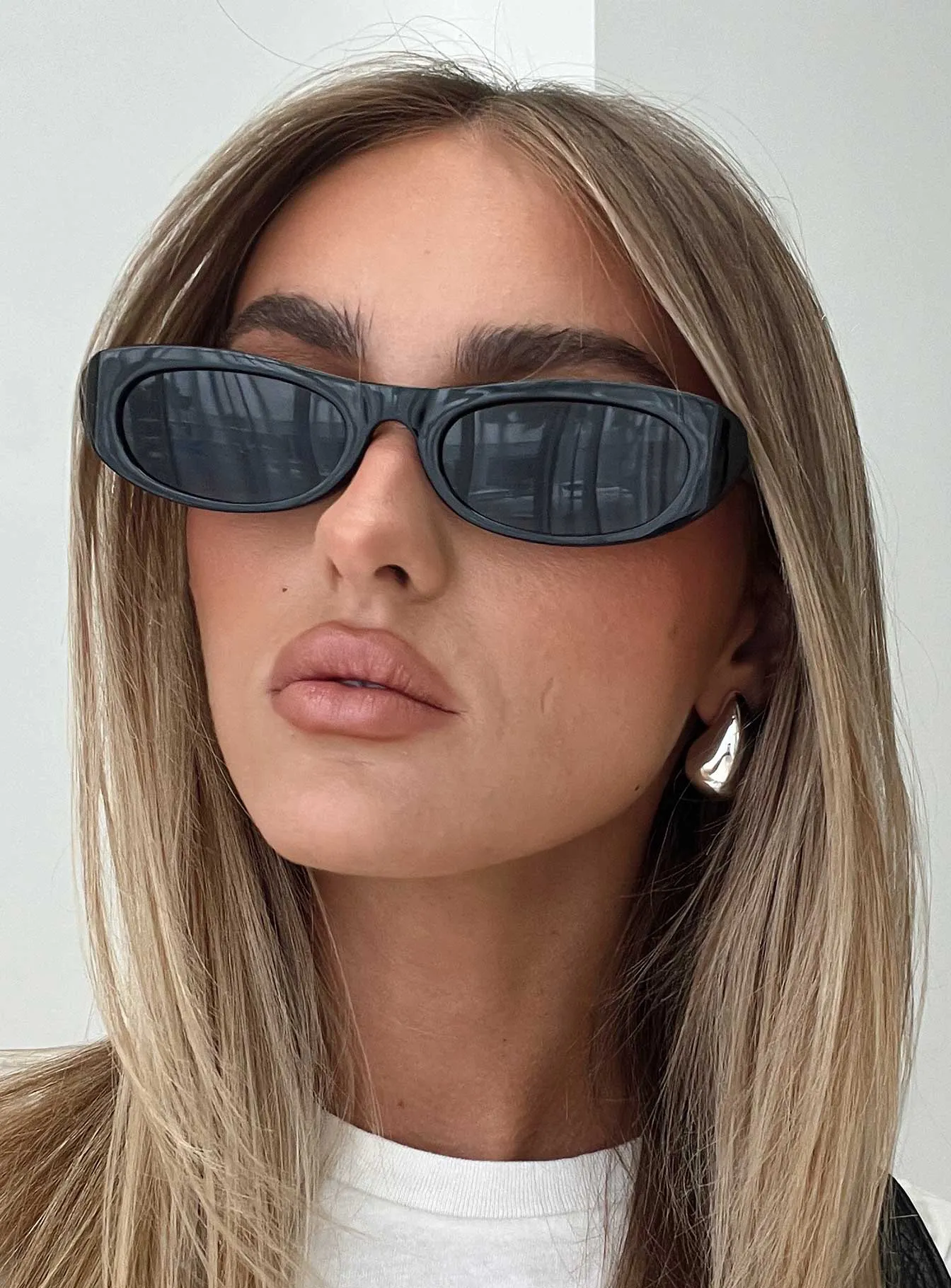 Bad Girl Sunglasses Black sold by Princess Polly