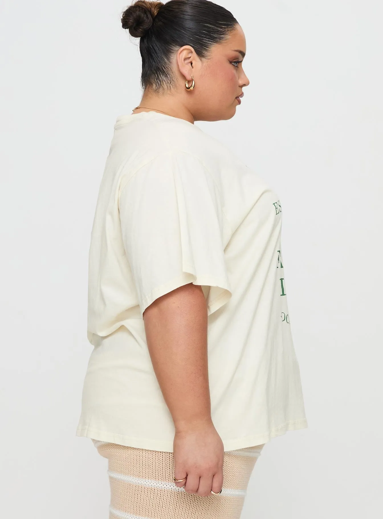 Local Produce Tee Cream Curve sold by Princess Polly product image thumbnail 4