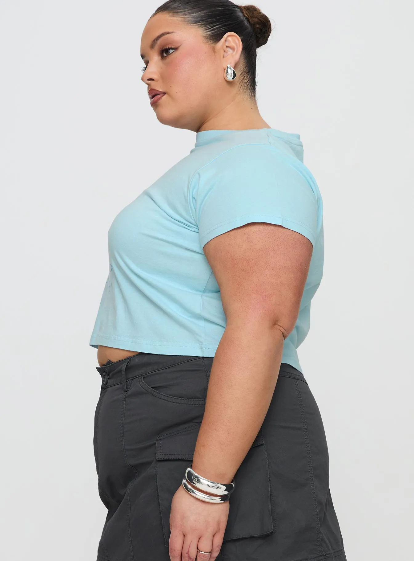 Cheers To You Tee Blue Curve sold by Princess Polly product image thumbnail 4