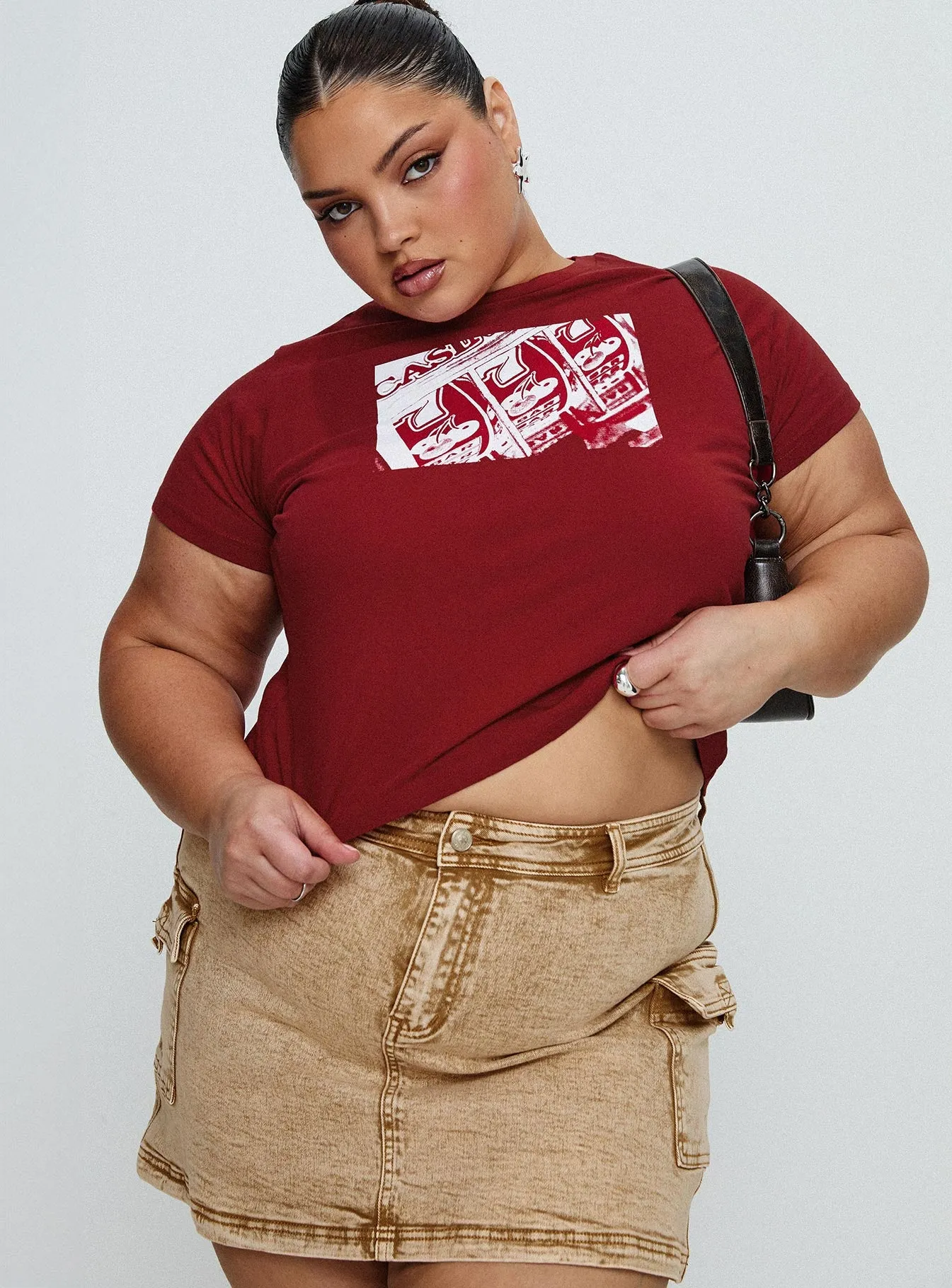 You Do You Tee Red Curve sold by Princess Polly