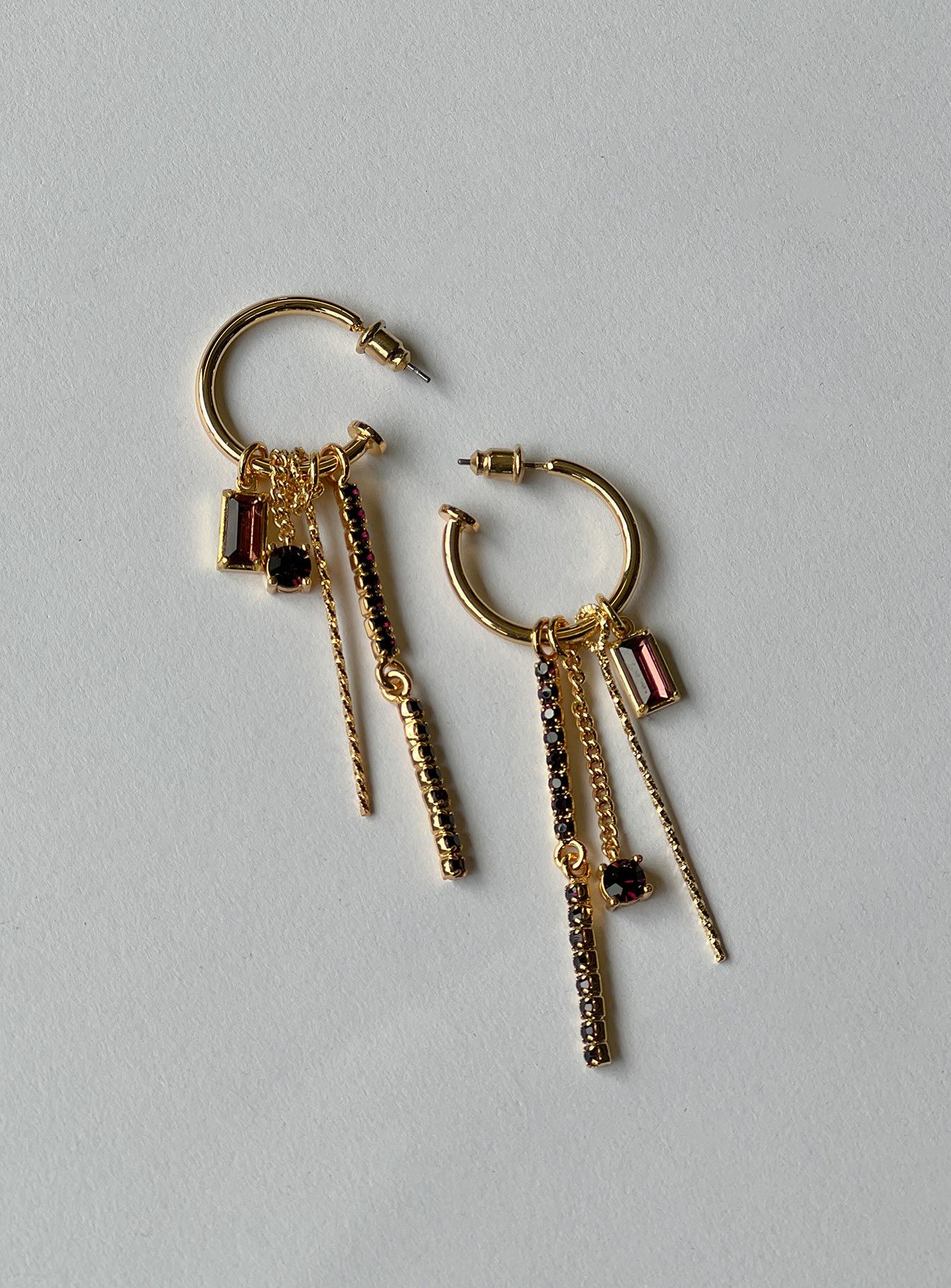 De Luca Earrings Gold sold by Princess Polly