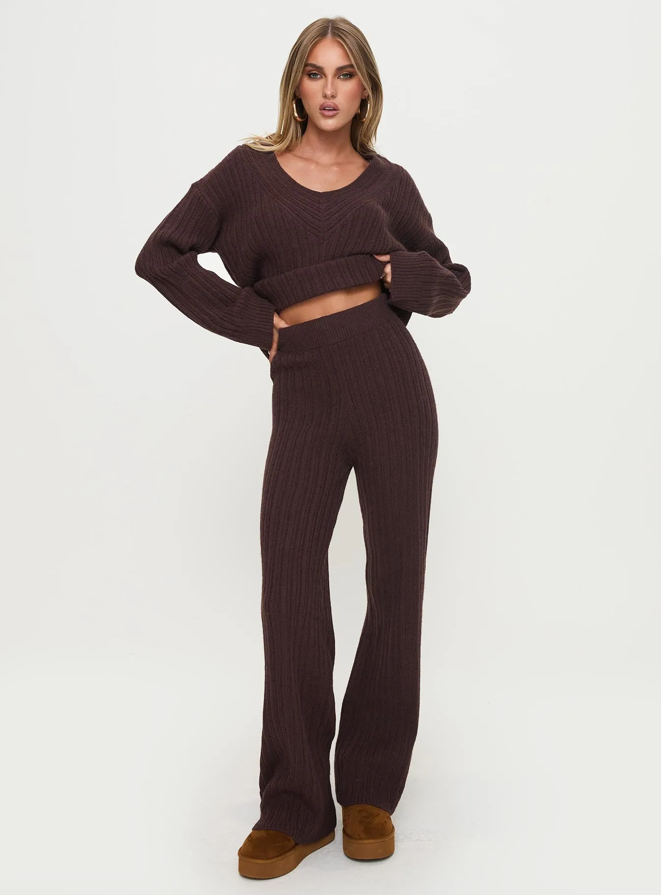 Pillows Knit Set Brown sold by Princess Polly