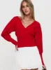 Wistfully Knit Cardigan Red sold by Princess Polly