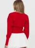 Wistfully Knit Cardigan Red sold by Princess Polly