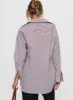 Takes You Far Shirt Burgundy Stripe sold by Princess Polly