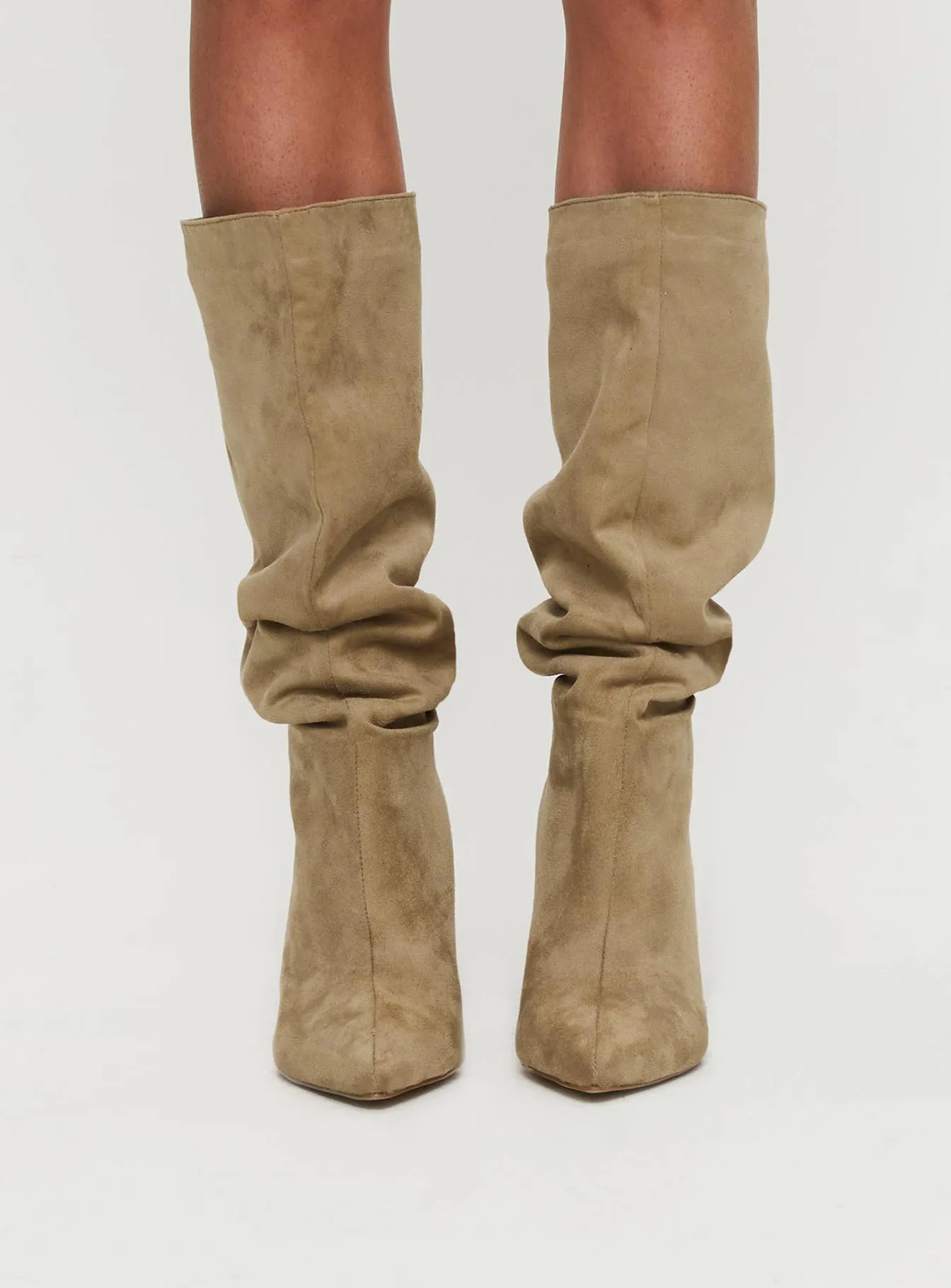 Billini Jamiyah Boots Sand Faux Suede sold by Princess Polly product image thumbnail 2