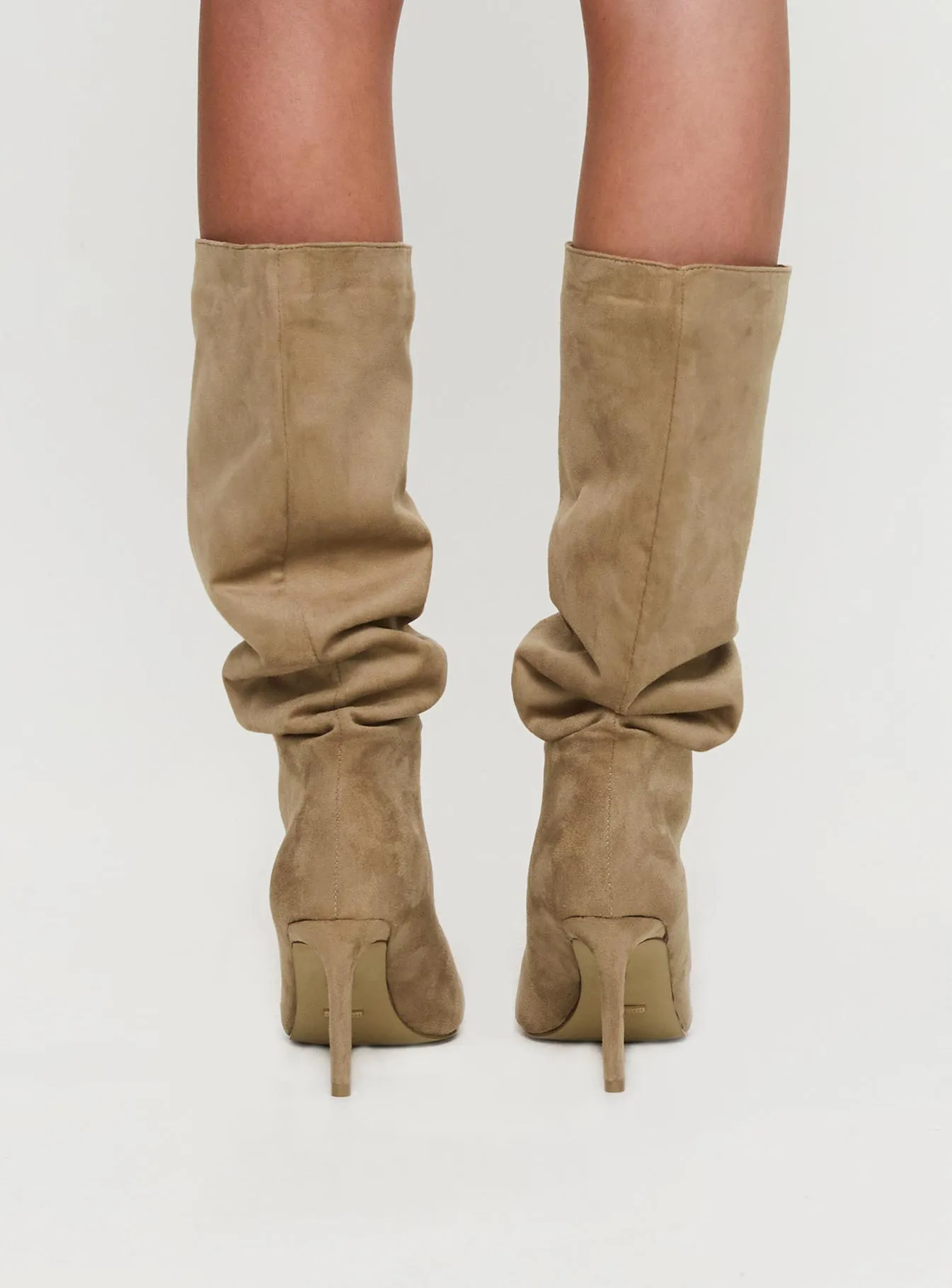 Billini Jamiyah Boots Sand Faux Suede sold by Princess Polly product image thumbnail 4