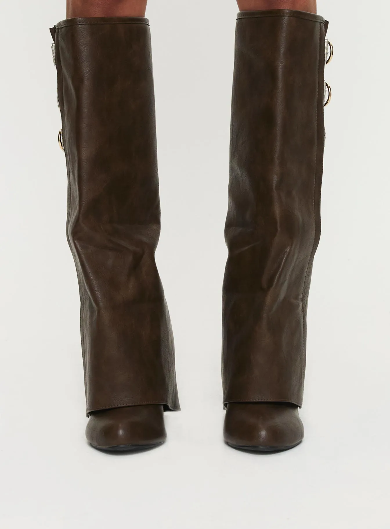 Ritz Knee High Boots Brown sold by Princess Polly product image thumbnail 2