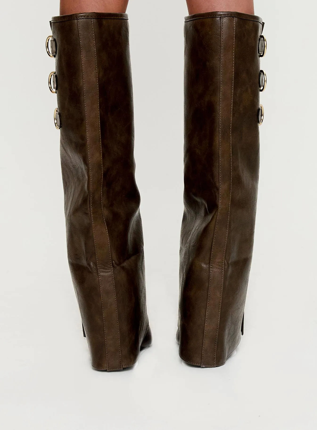 Ritz Knee High Boots Brown sold by Princess Polly product image thumbnail 4