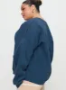 Sleepy Bunny Crewneck Jumper Navy Curve sold by Princess Polly