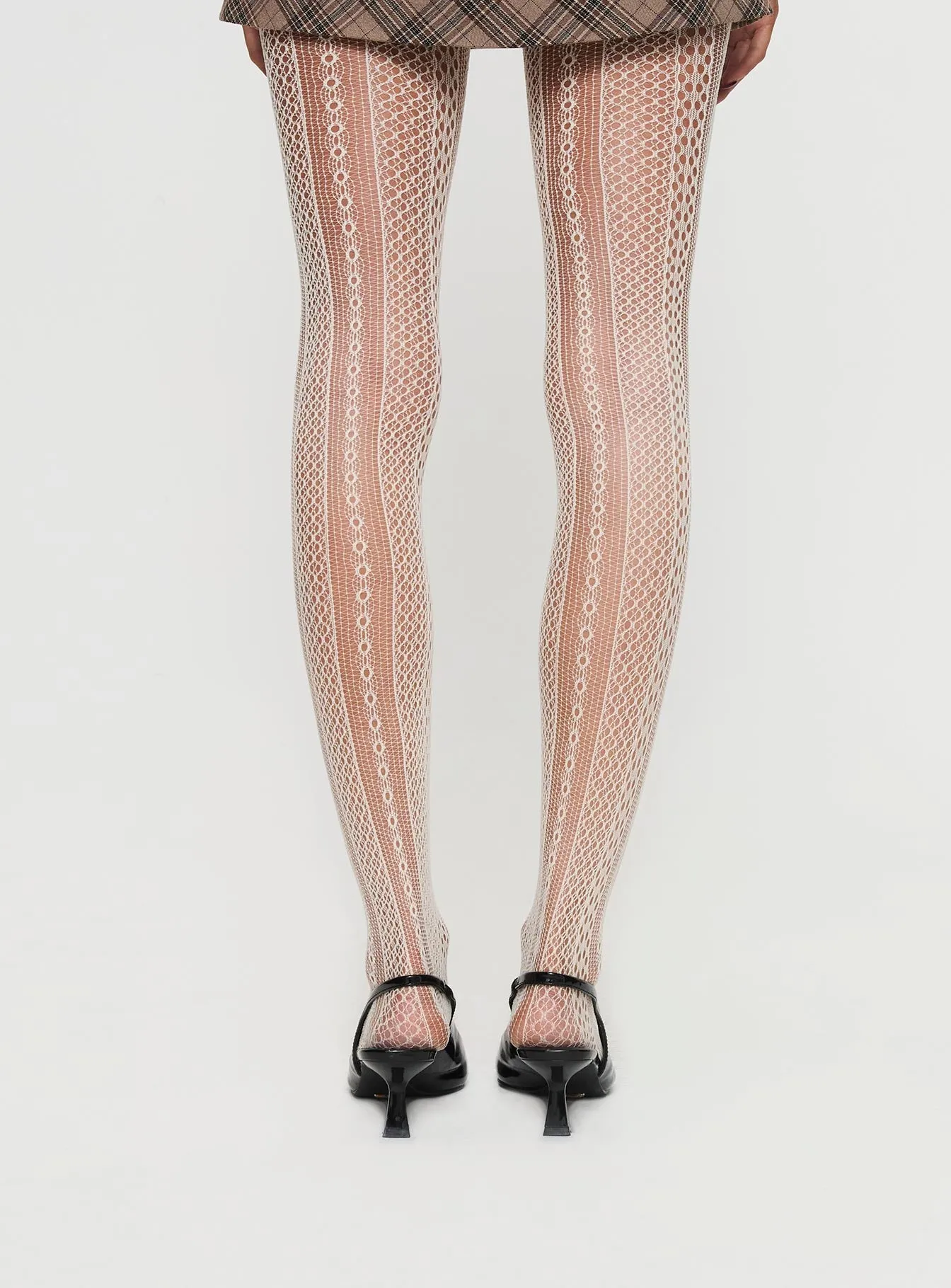 Vaugn Lace Stocking Cream sold by Princess Polly product image thumbnail 4