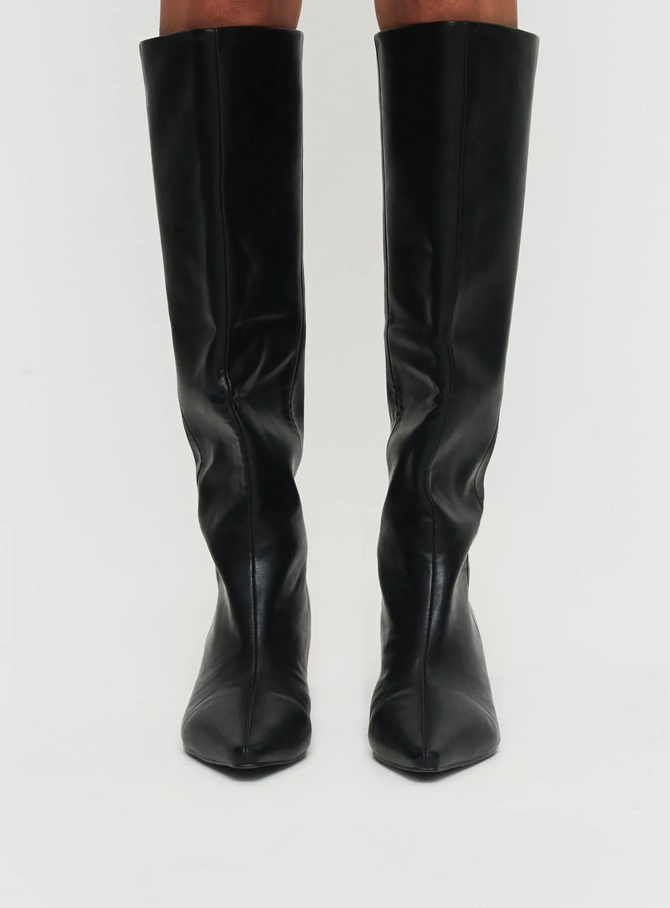 Flaura Knee High Boots Black sold by Princess Polly product image thumbnail 2