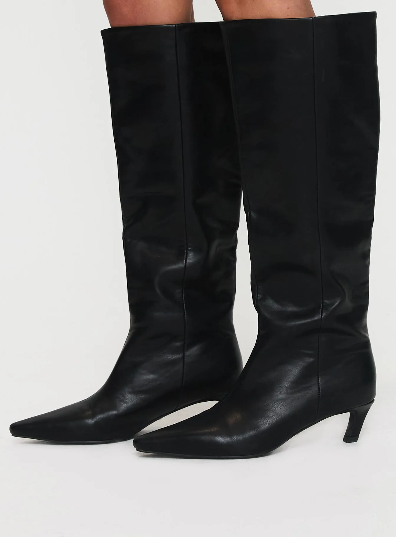 Flaura Knee High Boots Black sold by Princess Polly product image thumbnail 3