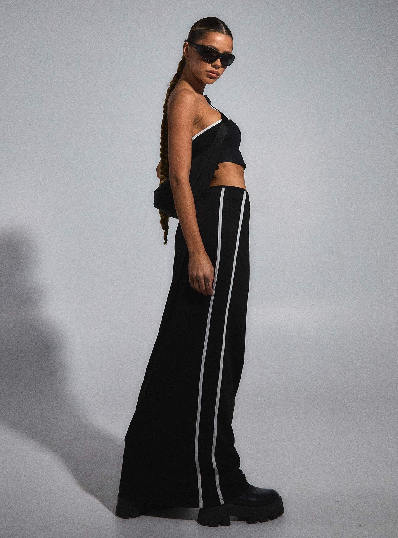 JGR & STN Bianca Maxi Skirt Black sold by Princess Polly product image thumbnail 4
