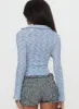 Azai Long Sleeve Top Blue sold by Princess Polly