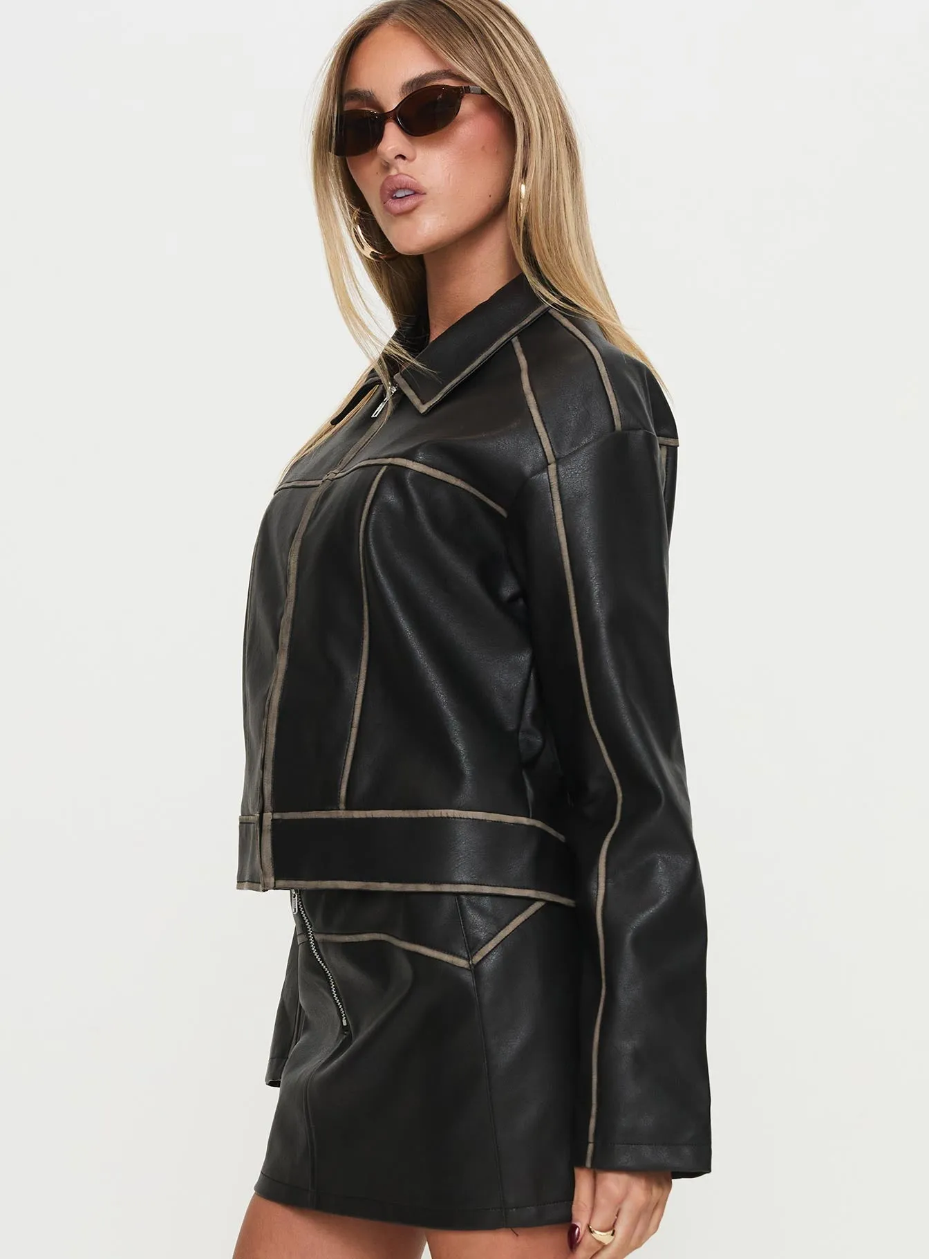 Autopilot Jacket Black sold by Princess Polly product image thumbnail 4