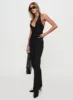 Reide Pants Black Pinstripe sold by Princess Polly