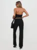 Reide Pants Black Pinstripe sold by Princess Polly