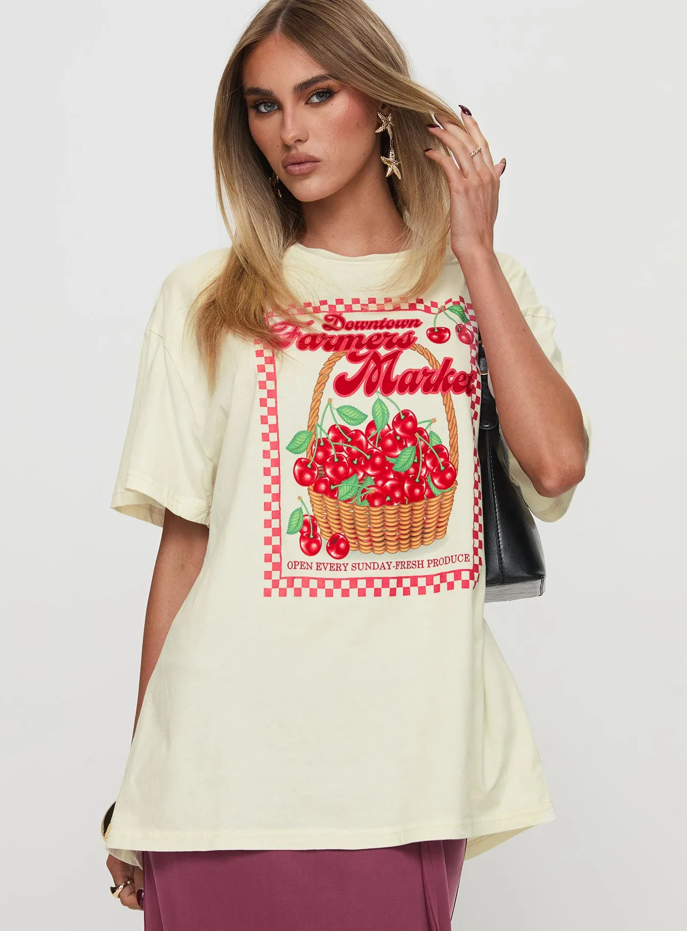 Downtown Markets Top White sold by Princess Polly product image thumbnail 2