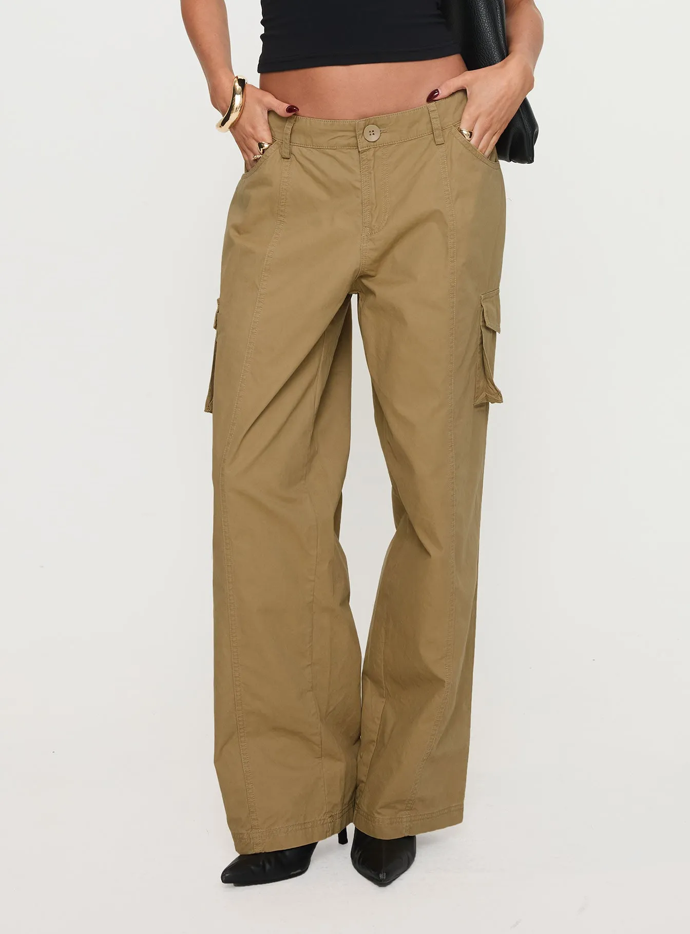 Major General Cargo Pant Taupe sold by Princess Polly