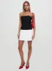 First Impressions Strapless Mini Dress Black / White sold by Princess Polly