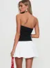 First Impressions Strapless Mini Dress Black / White sold by Princess Polly