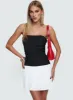 First Impressions Strapless Mini Dress Black / White sold by Princess Polly