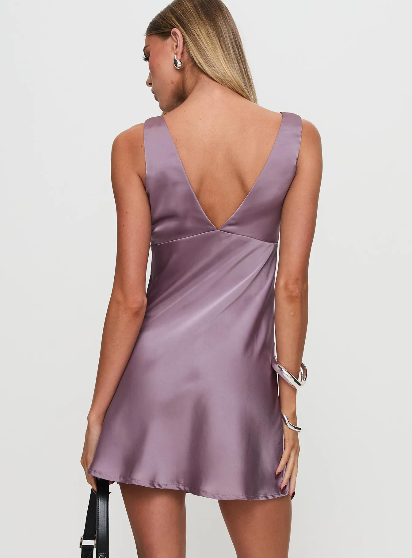 Kosettina Mini Dress Mauve sold by Princess Polly product image thumbnail 4