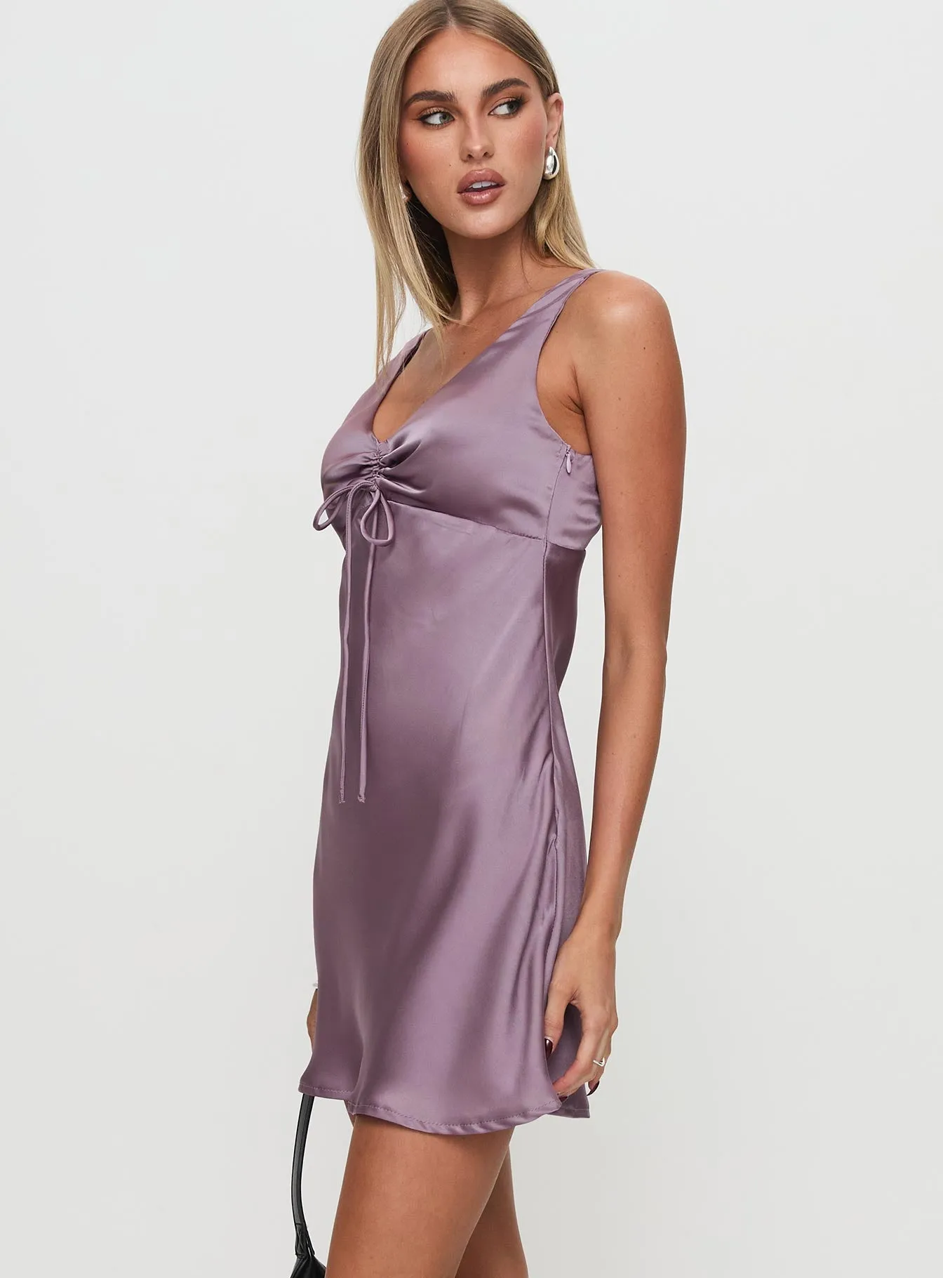 Kosettina Mini Dress Mauve sold by Princess Polly product image thumbnail 3